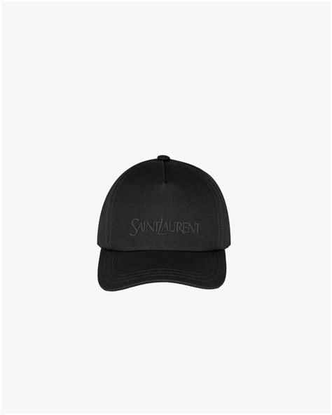 Gorra Saint Laurent de gabardina 